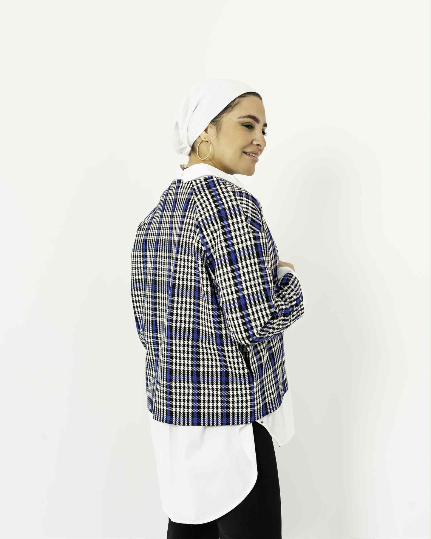 Checkered Blazer
