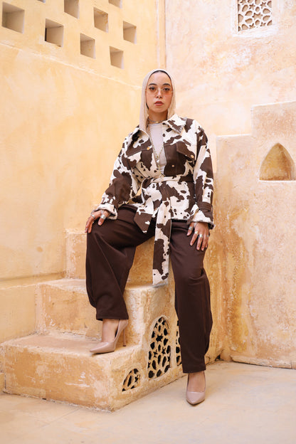 Brown Balloon Pants
