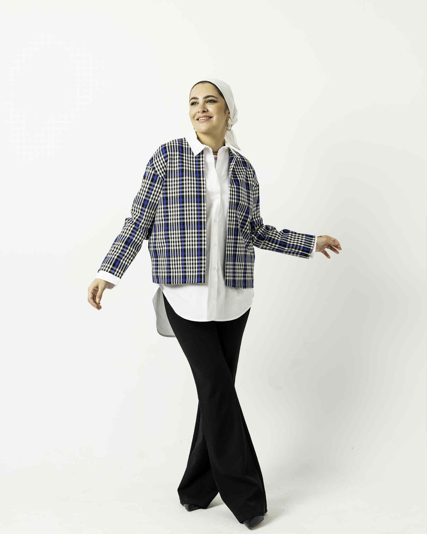 Checkered Blazer