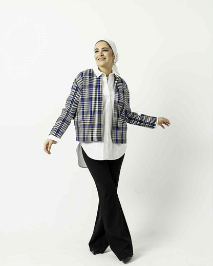 Checkered Blazer