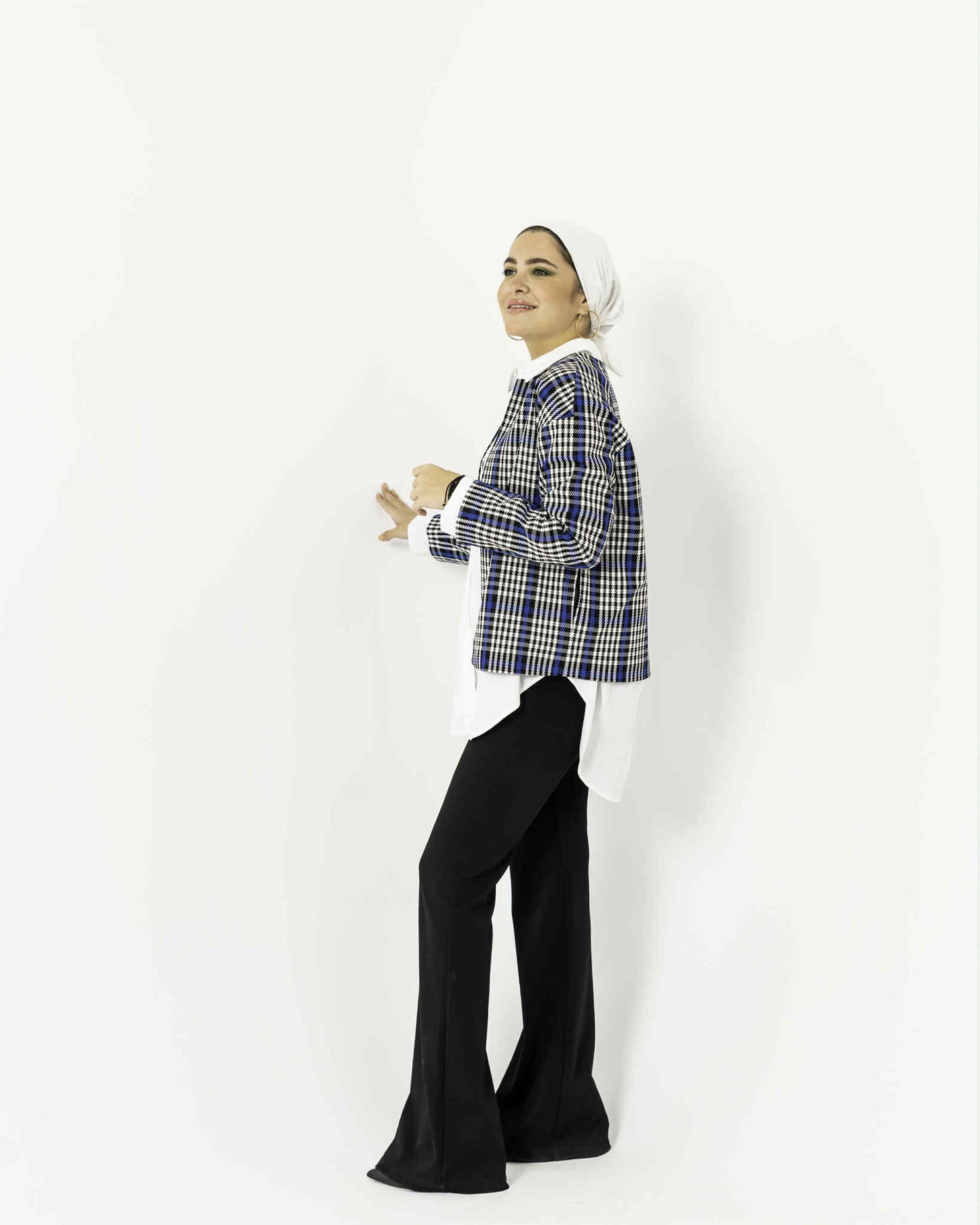 Checkered Blazer